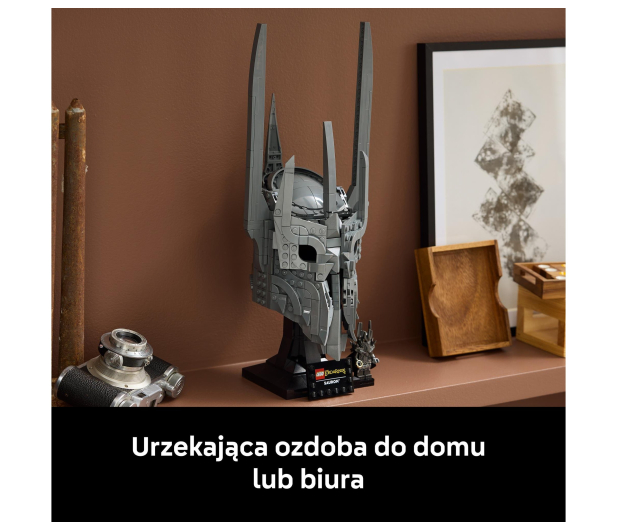 LEGO ICONS 11373 Władca pierścieni: Hełm Saurona - 1489542 - zdjęcie 16